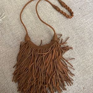 Fringe purse